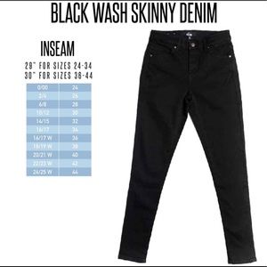 LulaRoe Black Denim - Size 34 (16/18)